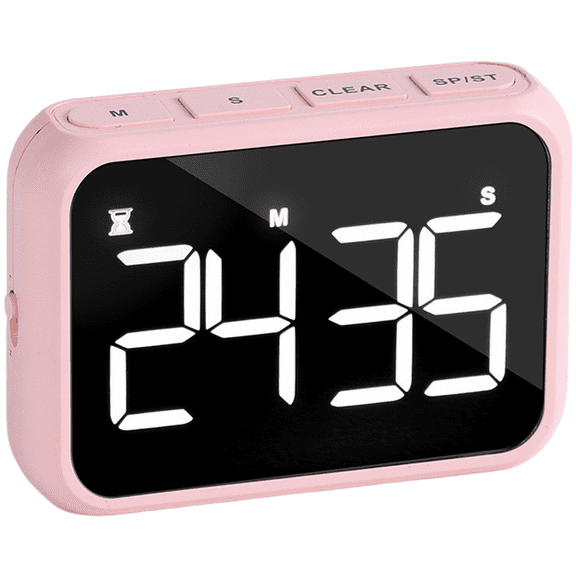 Kitchen Timer Alarm Clock LED with Adjustable Brightness and Volume for Cooking and Work Timing up to 100 Minutes