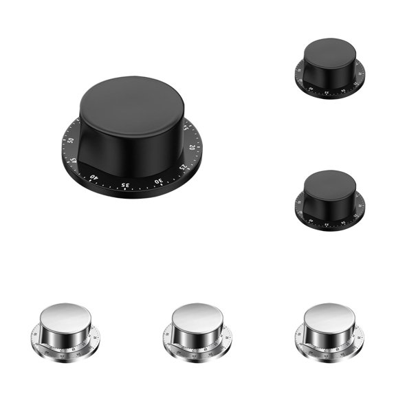 Kitchen Timer Chef Cooking Timer Clock With Loud Alarm No Batteries Required 100% Mechanical Magnetic Backing Exquisite Stainless Steel Body