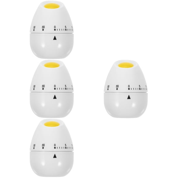 Kitchen Timer Cooking Kids Visual Timers for Mechanical Plastic Child Student 4 Count