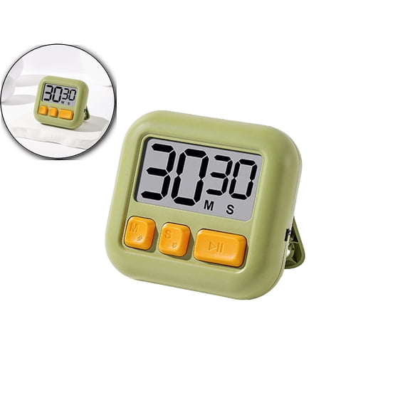 Kitchen Timer & Digital Home Timer, Large Screen Countdown Stopwatch, Loud Alarm for Cooking, Office