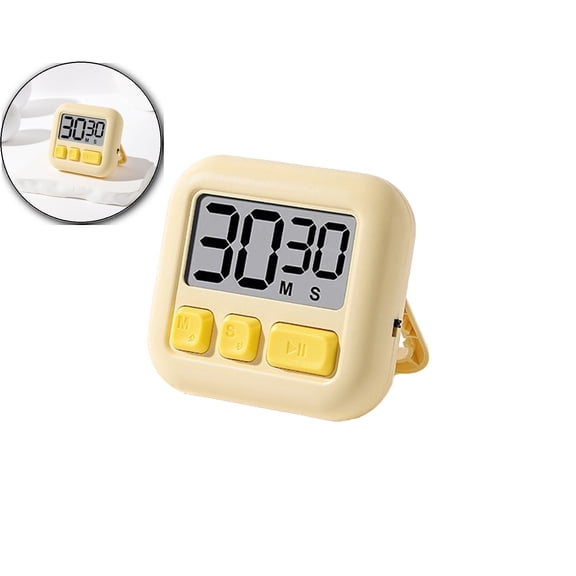 Kitchen Timer & Digital Home Timer, Large Screen Countdown Stopwatch, Loud Alarm for Cooking, Office