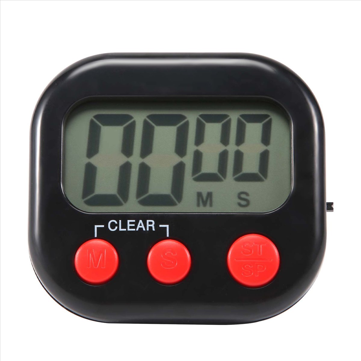 Kitchen Timer, Digital Visual Timer Magnetic Clock Stopwatch Countdown ...