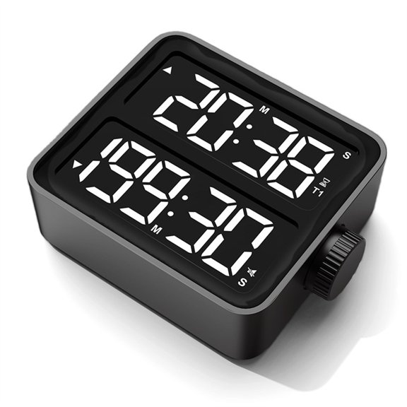 Kitchen Timer Magnetic Large Lcd Digital Dual Screen Timer For Cooking Classroom