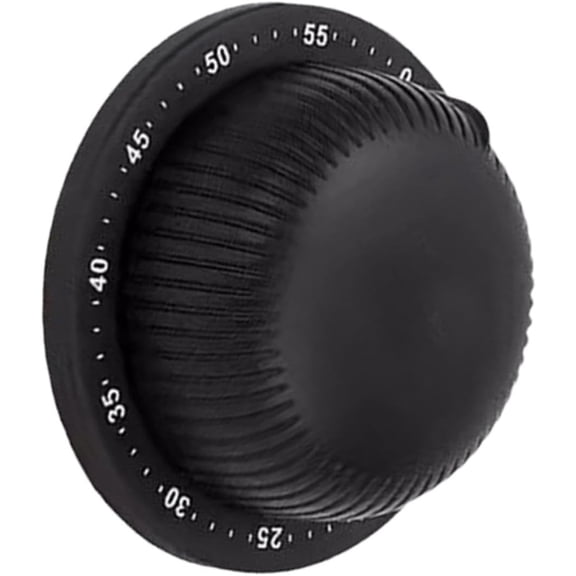 Kitchen Timer, Mechanical 1-Hour Kitchen Timer, Stainless Steel Countdown Timer, Long Ring, Magnetic Kitchen Timer Clock for Cooking - black