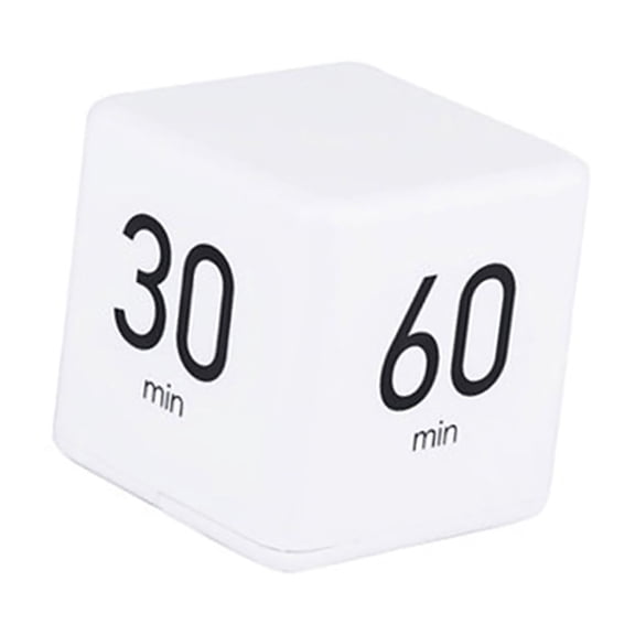 Kitchen Timer Timer Portable Cube Timer Digital Kitchen Timer Countdown Alarm 15-20-30-60 Minutes Flip Timing with Digital Display Time Management for Study Sports Cooking Gaming Office