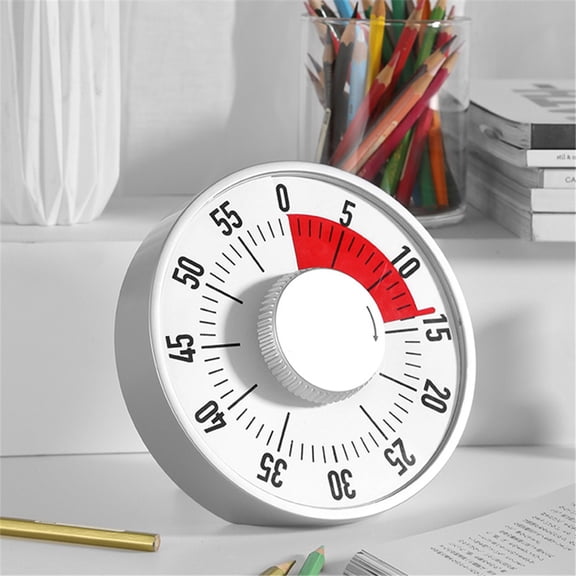 Kitchen Timer Visualization Mechanical Timer Large Magnetic Time Management Reminder for Learning to Do Questions Alarm Clock