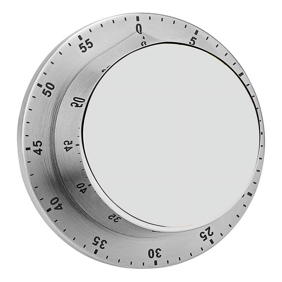 Kitchen Timer for Cooking and Studying, Magnetic Stainless Steel Egg Timer, 1-Pack