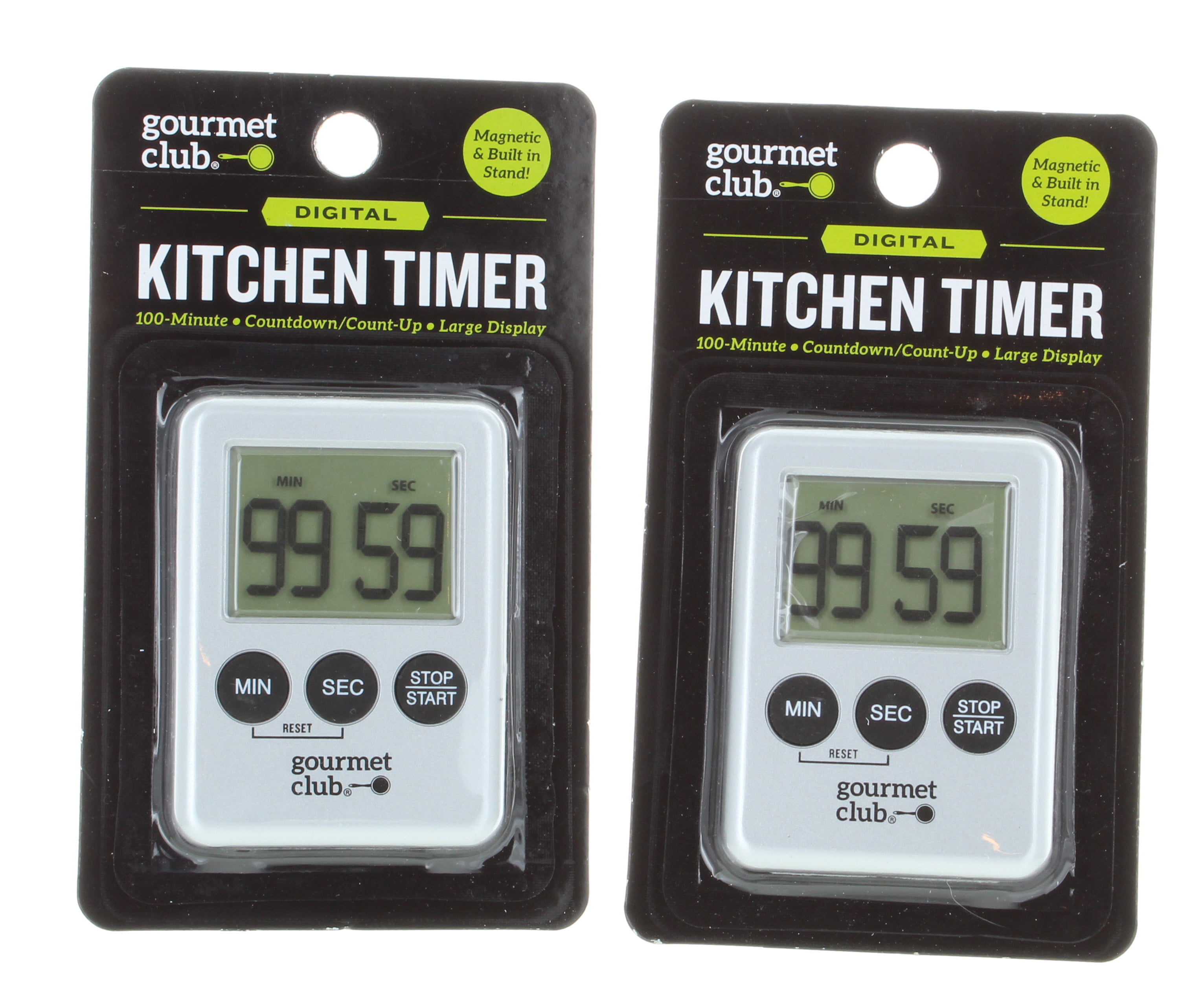 100 PCS Digital Kitchen Timers for Cooking Magnetic Timer for
