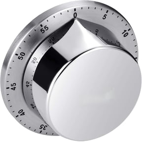 Kitchen Timer, Chef Cooking Timer Clock with Loud Alarm- Magnetic Backing kitchen timers for cooking Desk Timer - No Batteries Required, Countdown Reminder Magnetic visual timer