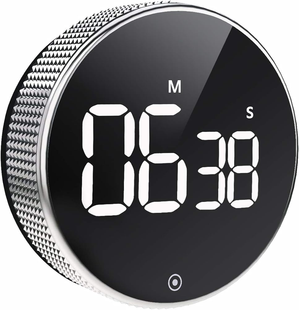 Kitchen Timers,Digital Classroom Timer for Kids, Large LED Countdown Timer with