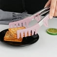 thumbnail image 1 of Kitchen Tongs,Pasta Tong Spaghetti Tongs with Silicone Tip,Heat Resistant Silicone Pasta Tongs with Teeth Silicone Tong for Serving Food,Cooking,Salad,Spaghetti Noodle,Non-stick, 1 of 7