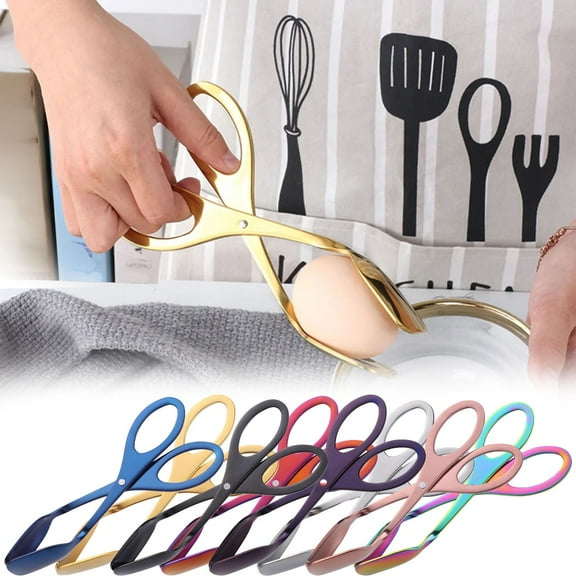 Kitchen Tongs TASTAN 18Cm Stainless Steel Kitchen Tongs - Versatile Food Tongs for Steak, Eggs & Buffet Service, Non-Slip Grip Utensil for Cooking & Serving, Stainless Steel Tongs, A