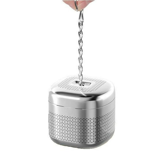 Kitchen Tool Multi Purpose Extra Fine Mesh Extended Chain Hook Mesh Filter Strainer Brew Tea Loose Tea Steeper Loose Leaf Tea Diffuser Stainless Steel Tea Infuser Ball Tea Strainers