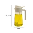 thumbnail image 1 of Kitchen Tool Spray Oil Dispenser Pneumatic 2in1 Oil Bottle Spraying/ Pouring Integrated Oil Bottle Kitchen Oil Bottle Cooking Oil Spray Bottle BEIGE 450ML, 1 of 8