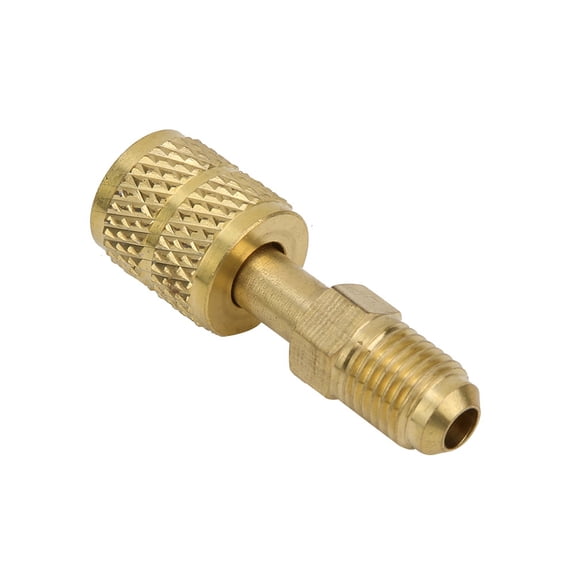 Kitchen Tools Brass Adapter, 1/4" Male To 5/16" Female R410 Brass Adapter for R410 Mini Split Air Conditioner for Hvac And Cooling Services