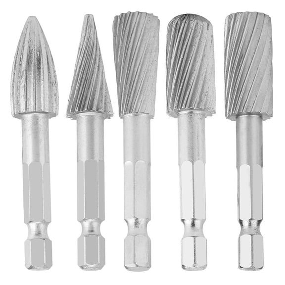 Kitchen Tools High Speed Steel Burrs Carving Tool Set for Aluminum and Iron Hardware 5pc