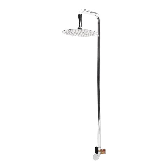 Kitchen Tools Outdoor Outdoor Shower Kit 304 Stainless Steel Rainfall Shower Head Outdoor Shower Fixture with Single Handle for Backyard Electroplated