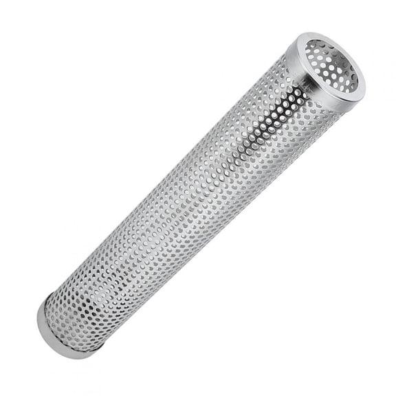 Kitchen Tools Smoker Tube, Stainless Steel BBQ Smoker Tube for Cold/Hot Smoking for All Grill Round