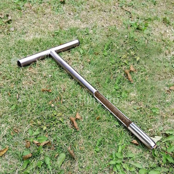 Kitchen Tools Stainless Steel Portable T Handle Soil Sampler Probe for Garden and Farm Lawn