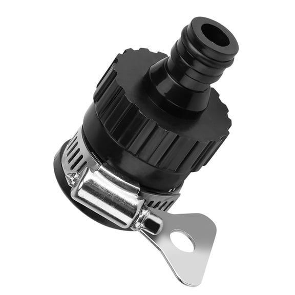 Kitchen Tools Tap Connector Universal, Hose Pipe Fitting for Gardening, Stainless Steel Adapter with Rubber Grip