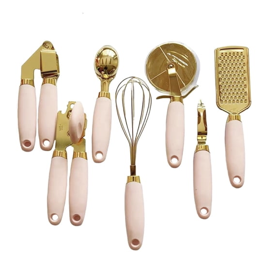 Kitchen Tools and Gadgets - Luxe 7PC Cooking Tools and Gadgets with Anti-Slip Handles, Utensils Set