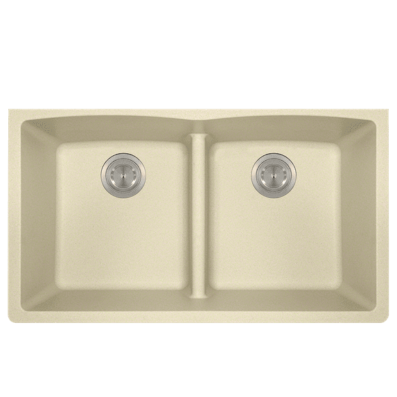 Kitchen Topmount Sink Double Equal Bowl Low-Divide - AstraGranite