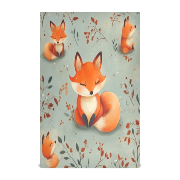 Kitchen Towel 28x18 Inches x1,Plate Towel, Decorative Towel, Napkin, Tea Towel Tea Towels For Kitchen Dish Cloths & Dish Towels Beautiful Fox