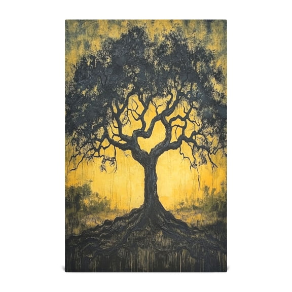 Kitchen Towel 28x18 Inches x1，Plate Towel, Decorative Towel, Napkin, Tea Towel Tea Towels For Kitchen Dish Cloths & Dish Towels Beautiful Gray Tree