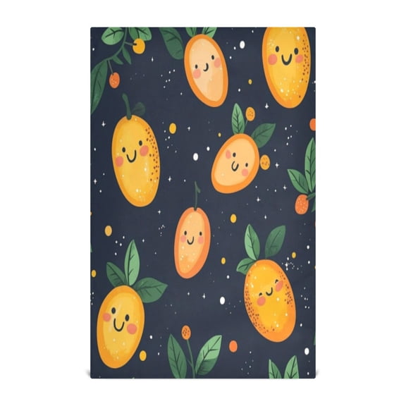 Kitchen Towel 28x18 Inches x1,Plate Towel, Decorative Towel, Napkin, Tea Towel Tea Towels For Kitchen Dish Cloths & Dish Towels Cartoon Cute Mango