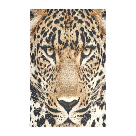 Kitchen Towel 28x18 Inches x1,Plate Towel, Decorative Towel, Napkin, Tea Towel Tea Towels For Kitchen Dish Cloths & Dish Towels Cartoon Leopard Face