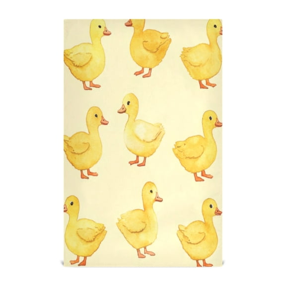 Kitchen Towel 28x18 Inches x1，Plate Towel, Decorative Towel, Napkin, Tea Towel Tea Towels For Kitchen Dish Cloths & Dish Towels Cute Duck Cartoon