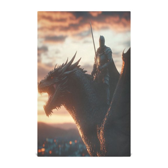 Kitchen Towel 28x18 Inches x1，Plate Towel, Decorative Towel, Napkin, Tea Towel Tea Towels For Kitchen Dish Cloths & Dish Towels Knight and Dragon