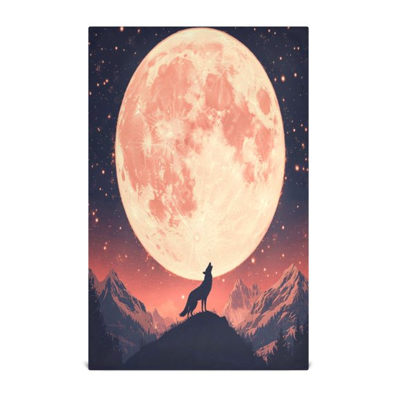 Kitchen Towel 28x18 Inches x1，Plate Towel, Decorative Towel, Napkin, Tea Towel Tea Towels For Kitchen Dish Cloths & Dish Towels Lone Wolf