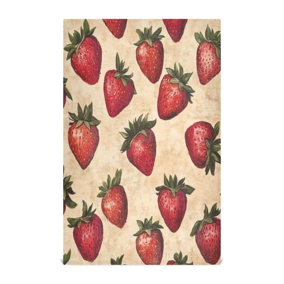 Kitchen Towel 28x18 Inches x1,Plate Towel, Decorative Towel, Napkin, Tea Towel Tea Towels For Kitchen Dish Cloths & Dish Towels Lovely Strawberries