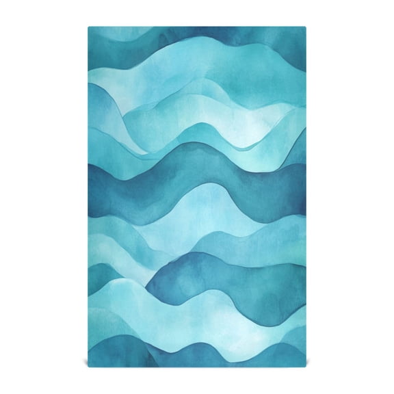Kitchen Towel 28x18 Inches x1，Plate Towel, Decorative Towel, Napkin, Tea Towel Tea Towels For Kitchen Dish Cloths & Dish Towels Pretty Green Sea
