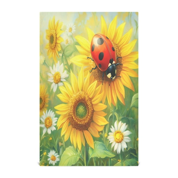 Kitchen Towel 28x18 Inches x1,Plate Towel, Decorative Towel, Napkin, Tea Towel Tea Towels For Kitchen Dish Cloths & Dish Towels Red Ladybug