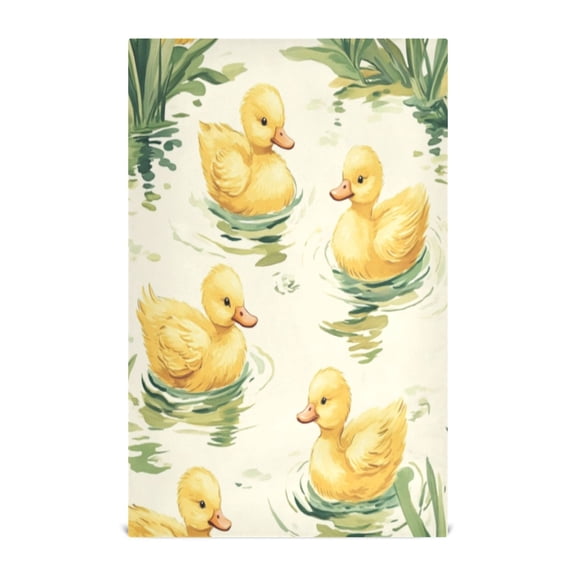 Kitchen Towel 28x18 Inches x1，Plate Towel, Decorative Towel, Napkin, Tea Towel Tea Towels For Kitchen Dish Cloths & Dish Towels Swimming Duck Cartoon