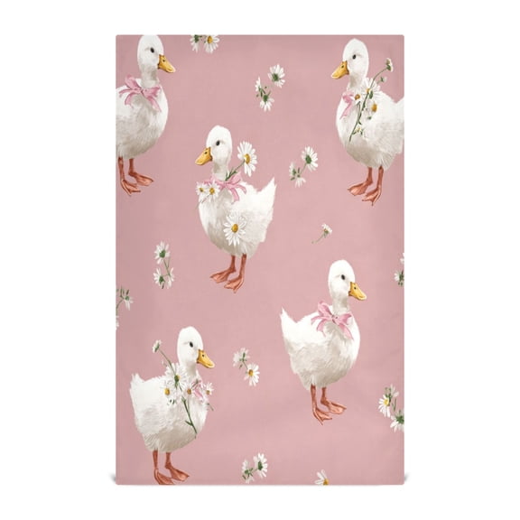 Kitchen Towel 28x18 Inches x1，Plate Towel, Decorative Towel, Napkin, Tea Towel Tea Towels For Kitchen Dish Cloths & Dish Towels White Duck Pattern