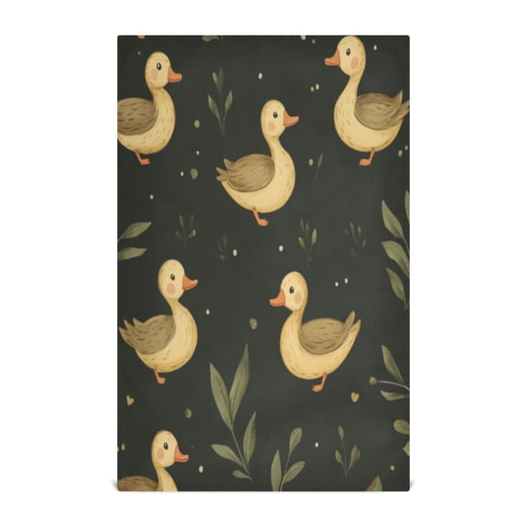 Kitchen Towel 28x18 Inches x1，Plate Towel, Decorative Towel, Napkin, Tea Towel Tea Towels For Kitchen Dish Cloths & Dish Towels Yellow Duck Cartoon2