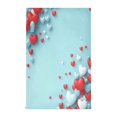 thumbnail image 1 of Kitchen Towel 28x18 Inches x1，Plate Towel, Decorative Towel, Napkin, Tea Towel Tea Towels For Kitchen Dish Cloths & Dish Towels Beautiful Blue Heart Pattern, 1 of 7