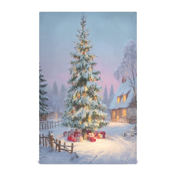 Kitchen Towel 28x18 Inches x4,Plate Towel, Decorative Towel, Napkin, Tea Towel Tea Towels For Kitchen Dish Cloths & Dish Towels Beautiful Christmas