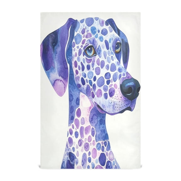 Kitchen Towel 28x18 Inches x4，Plate Towel, Decorative Towel, Napkin, Tea Towel Tea Towels For Kitchen Dish Cloths & Dish Towels Blue Beautiful Dog