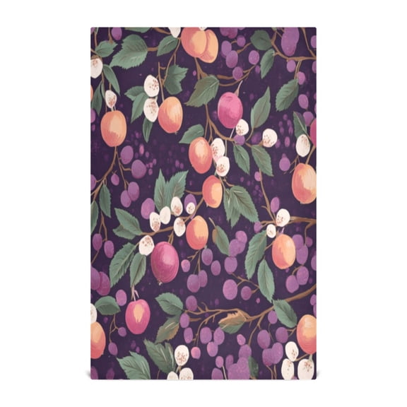 Kitchen Towel 28x18 Inches x4，Plate Towel, Decorative Towel, Napkin, Tea Towel Tea Towels For Kitchen Dish Cloths & Dish Towels Plum Cute Cartoon