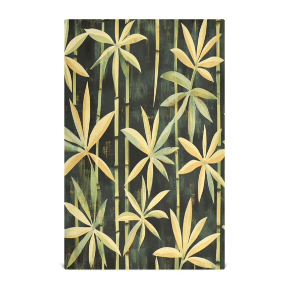 Kitchen Towel 28x18 Inches x6,Plate Towel, Decorative Towel, Napkin, Tea Towel Tea Towels For Kitchen Dish Cloths & Dish Towels Bamboo Leaf