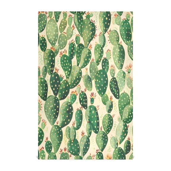 Kitchen Towel 28x18 Inches x6，Plate Towel, Decorative Towel, Napkin, Tea Towel Tea Towels For Kitchen Dish Cloths & Dish Towels Cactus Seamless