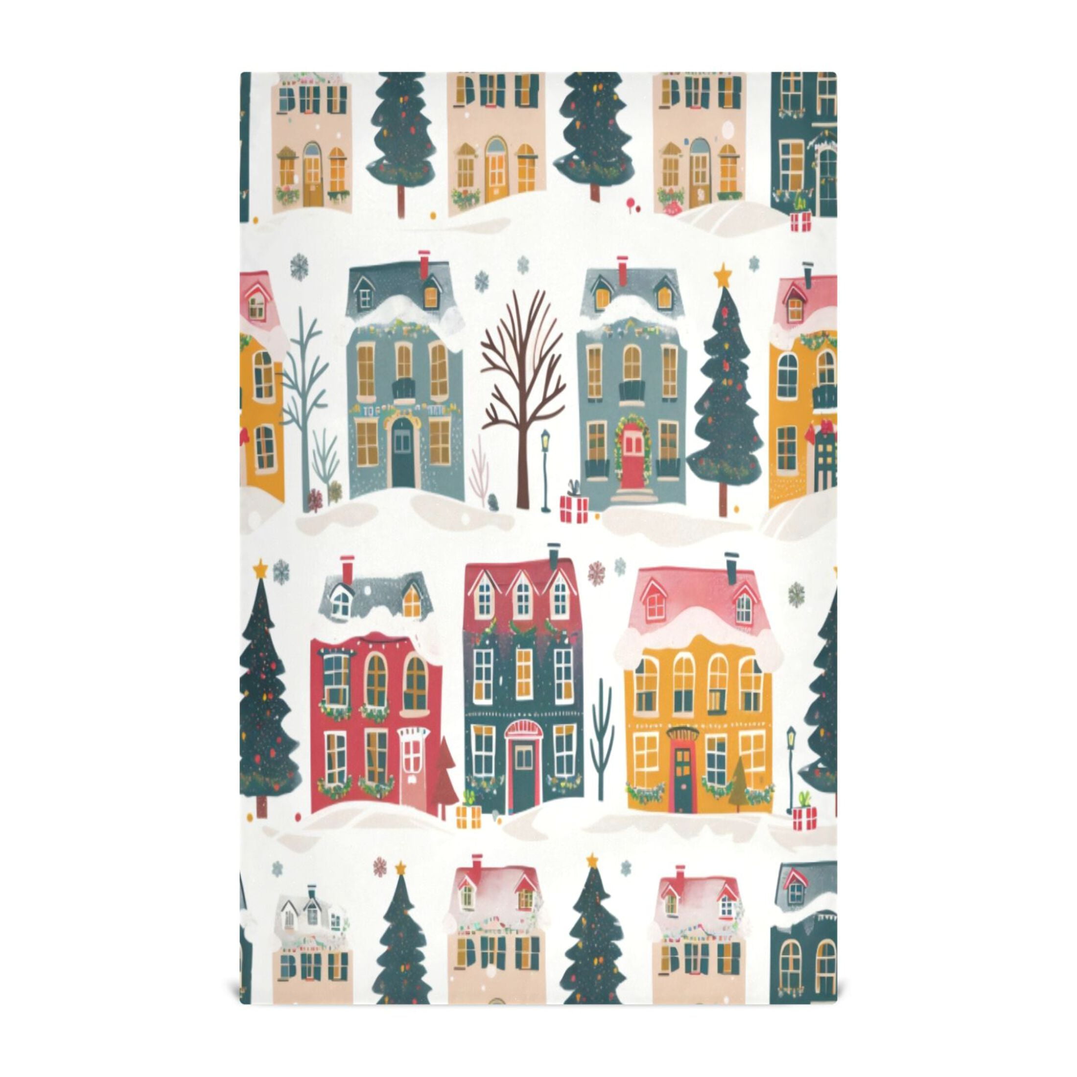 Kitchen Towel 28x18 Inches x6，Plate Towel, Decorative Towel, Napkin, Tea Towel Tea Towels For Kitchen Dish Cloths & Dish Towels Cartoon House