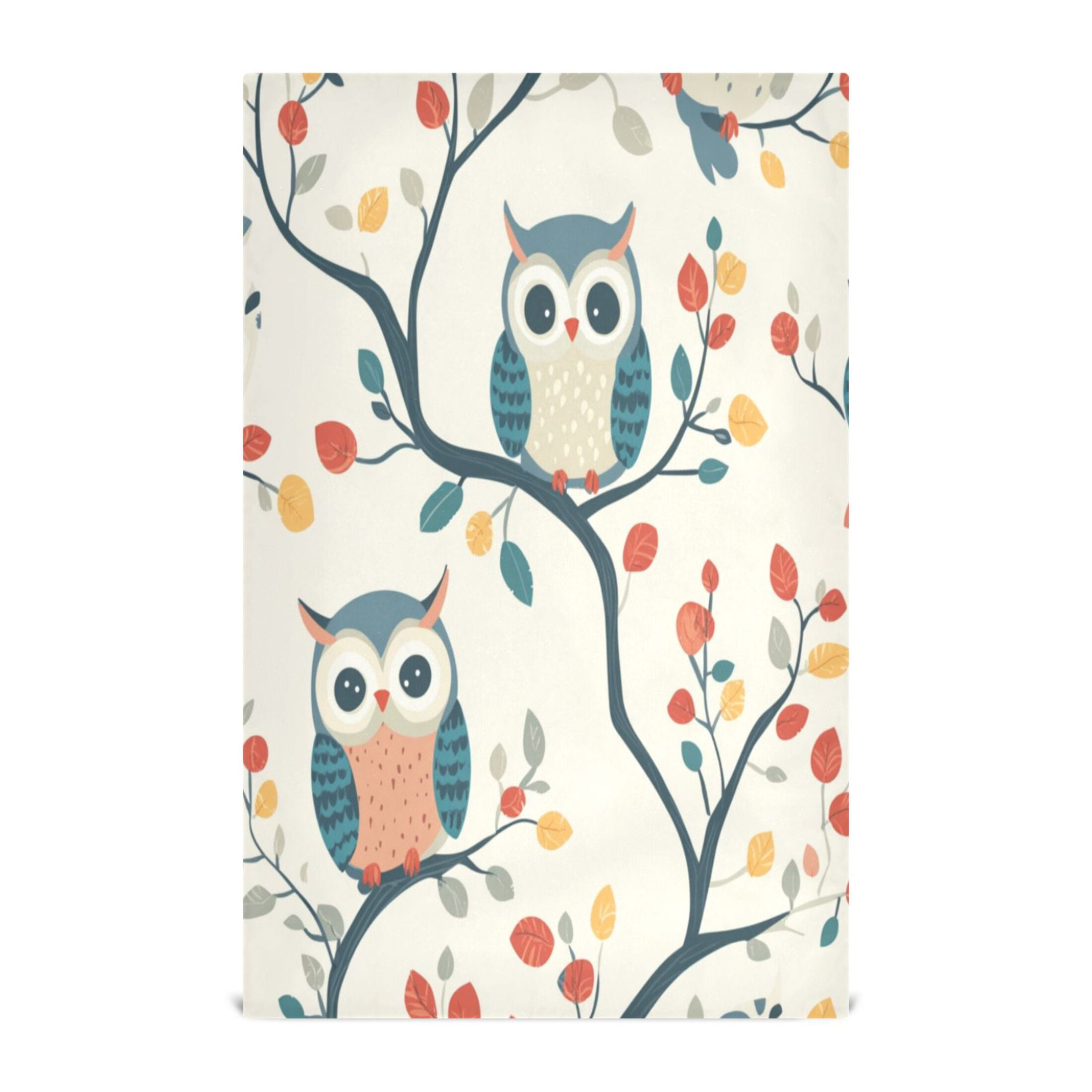 Kitchen Towel 28x18 Inches x6，Plate Towel, Decorative Towel, Napkin, Tea Towel Tea Towels For Kitchen Dish Cloths & Dish Towels Colorful Cartoon Owl