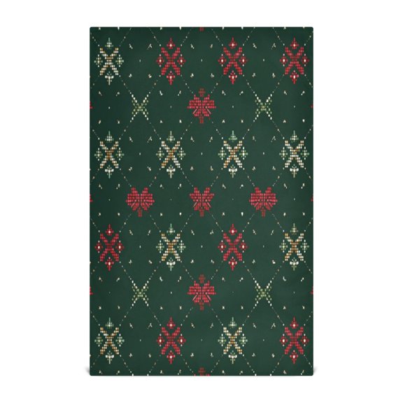 Kitchen Towel 28x18 Inches x6,Plate Towel, Decorative Towel, Napkin, Tea Towel Tea Towels For Kitchen Dish Cloths & Dish Towels Green and Red
