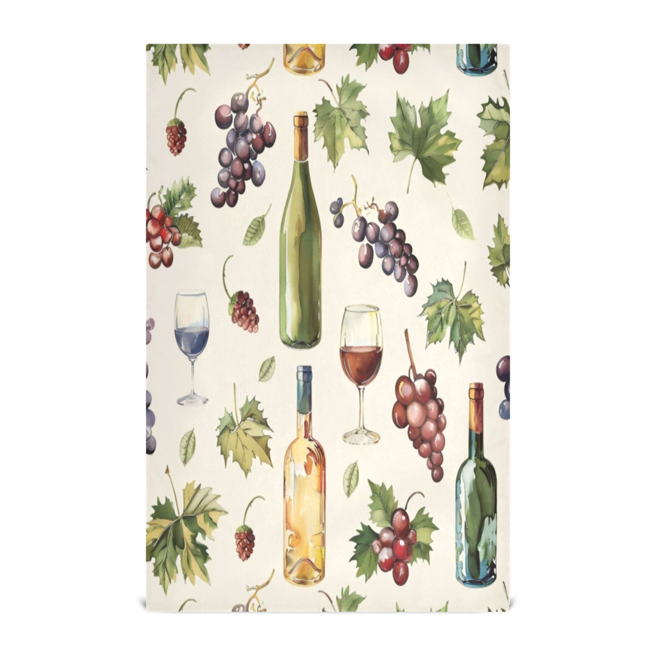 Kitchen Towel 28x18 Inches x6，Plate Towel, Decorative Towel, Napkin, Tea Towel Tea Towels For Kitchen Dish Cloths & Dish Towels Wine Bottle