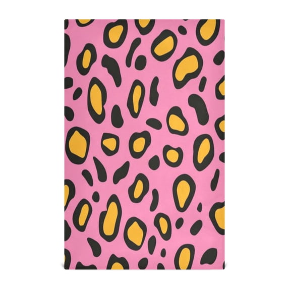 Kitchen Towel 28x18 Inches x6,Plate Towel, Decorative Towel, Napkin, Tea Towel Tea Towels For Kitchen Dish Cloths & Dish Towels Yellow Leopard Print